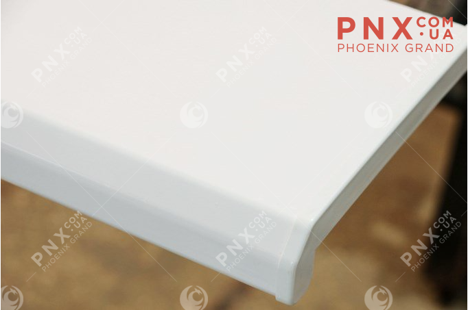 Подоконник Комфорт, цвет белый глянец 600 мм