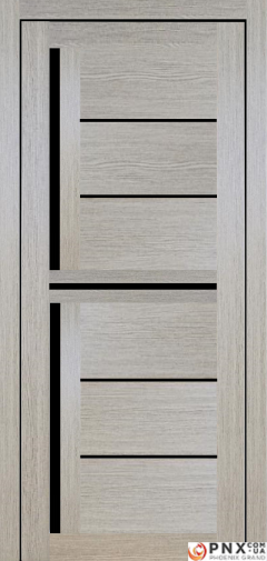 Міжкімнатні двері,  Portalino PL-06 Ecotop (38 мм), Горна модрина (екошпон), BLK