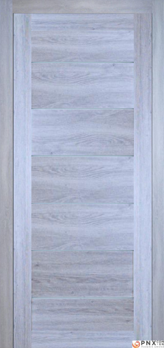 Міжкімнатні двері,  Portalino PL-08 Ecotop (38 мм), Санома сіра (екошпон), Сатин