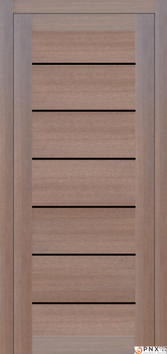 Міжкімнатні двері,  Portalino PL-08 Ecotop (38 мм), Санома золотиста (екошпон), BLK