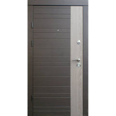 Вхідні двері Qdoors, колекція Преміум, Альт-М венге серый горизонт/дуб флорида