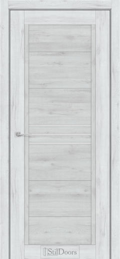 Міжкімнатні Двері StilDoors Ravello (40мм.) Дуб Альпійський Сатин білий