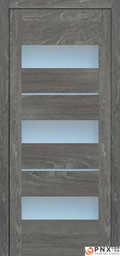 Міжкімнатні двері,  Portalino PL-05 PVC (38 мм), Мессіна темна(плівка пвх), Сатин