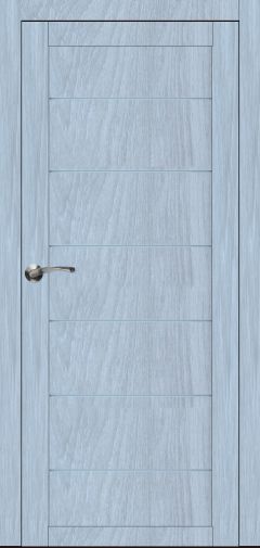 Міжкімнатні двері,  Portalino PL-08 PVC (38 мм), Мессіна срібна (плівка пвх), Сатин