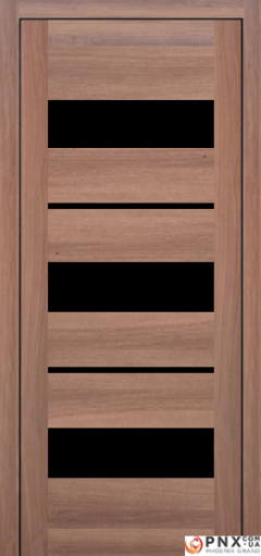 Міжкімнатні двері,  Portalino PL-05 PVC (38 мм), Кастанья золотиста (плівка пвх), BLK