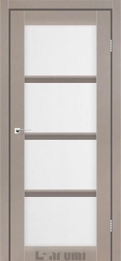 Міжкімнатні двері Darumi Avant, Сірий бетон, Сатин бронза