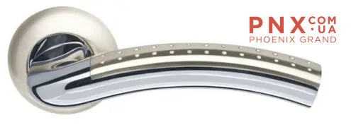 Роздільна ручка Libra LD26-1SN/CP-3 матовий нікель/хром ARMADILLO