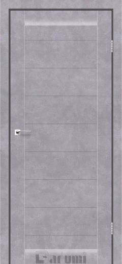 Міжкімнатні двері Darumi Columbia, Сірий бетон, Глухе Набірна фільонка