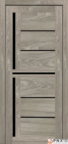 Міжкімнатні двері,  Portalino PL-06 PVC (38 мм), Мессіна натуральна (плівка пвх), BLK