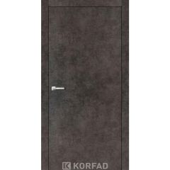 Міжкімнатні двері  Korfad, LP-01(Sota), лофт бетон, глухі, звичайна кромка
