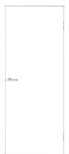 Міжкімнатні двері Оміс,  Глухе гладке (40 мм), silk matt, білий, глухе