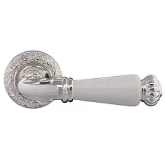 Ручка GAVROCHE Neodium Nd-Z20 BS/W яскраве срібло/біла емаль