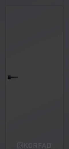 Міжкімнатні двері  Korfad Excellence 40 мм Marion антрацит глухі