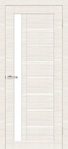 Міжкімнатні двері Оміс, Cortex Deco 09, Cortex, дуб bianco, скло сатин