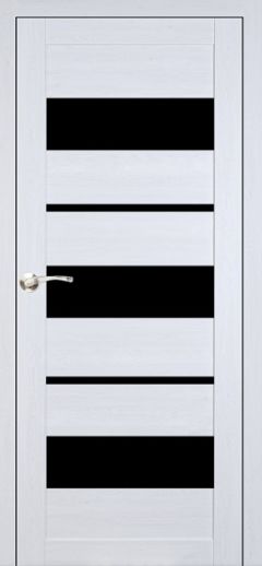 Міжкімнатні двері,  Portalino PL-05 Ecotop (38 мм), Санома біла (екошпон), BLK