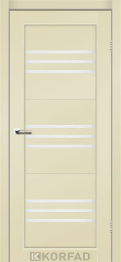 Міжкімнатні двері  Korfad, FL-05, Super Pet магнолія, Сатін білий