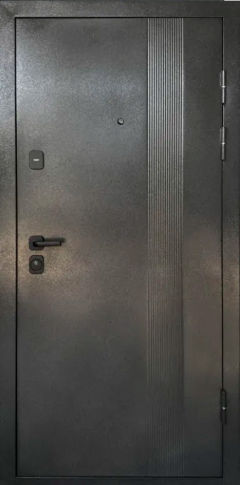 Вхідні двері Буковель Чорний муар/Бетон