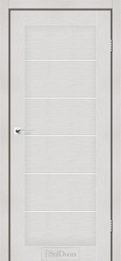 Міжкімнатні Двері StilDoors Victoria (40мм.) Світле Дерево Сатин білий