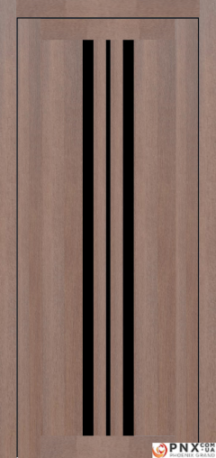 Міжкімнатні двері,  Portalino PL-07 Ecotop (38 мм), Санома золотиста (екошпон), BLK