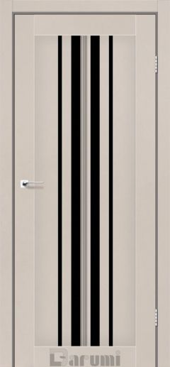 Міжкімнатні двері Darumi Prime, Дуб Мембау, Сатин білий