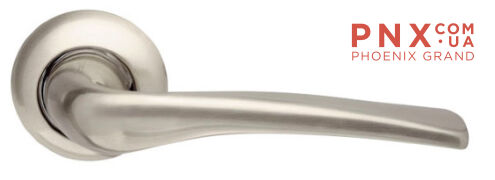 Ручка раздельная Capella LD40-1SN/CP-3 матовый никель/хром ARMADILLO