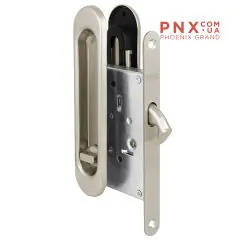 Засувка з ручками для розсувних дверей Soft LINE SL-011 SN PUNTO
