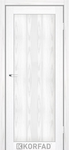 Міжкімнатні двері  Korfad, FL-03, біла модрина, Сатін білий