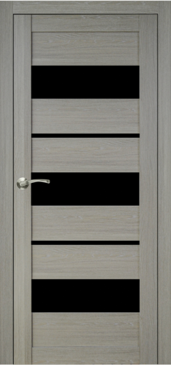 Міжкімнатні двері,  Portalino PL-05 Ecotop (38 мм), Хамелеон (екошпон), BLK