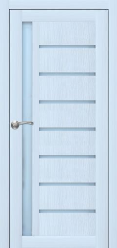 Міжкімнатні двері,  Portalino PL-01 PVC (38мм), Мессіна білена (плівка пвх), Сатин