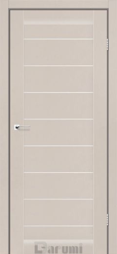 Міжкімнатні двері Darumi Leona, Сірий бетон, Сатин бронза