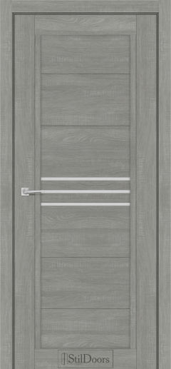 Міжкімнатні Двері StilDoors Ravello (40мм.) Ясен Нордік Сатин білий