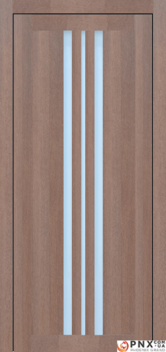 Міжкімнатні двері,  Portalino PL-07 Ecotop (38 мм), Санома золотиста (екошпон), Сатин