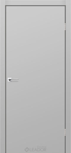Межкомнатная дверь LEADOR Express Simpli-Loft  (38 мм) LEADOR Simpli-Loft, Світло-сірий Супермат, глухе