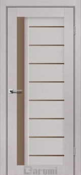 Міжкімнатні двері Darumi Bordo (40 мм) Ясень отару, Сатин бронза