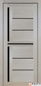 Міжкімнатні двері,  Portalino PL-06 Ecotop (38 мм), Горна модрина (екошпон), BLK