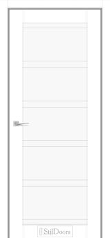 Міжкімнатні Двері StilDoors Romanda (40мм.) Білий Кристал Глухе