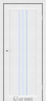 Міжкімнатні двері Darumi Stella (40 мм) Білий текстурний, Сатин білий