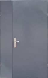 Вхідні двері Qdoors, Технічні, Техно 1 ,  антрацит 7024, 1200 мм.