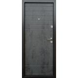 Вхідні двері Qdoors, колекція Еталон , Стелла, бетон темний - Изображение 1