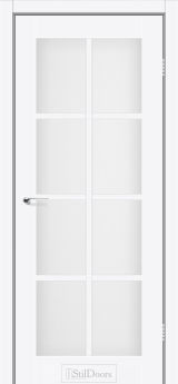 Міжкімнатні Двері StilDoors Vietnam (40мм.) Білий Мат (Поліпропілен) Сатин білий