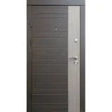 Вхідні двері Qdoors, колекція Преміум, Альт-М венге серый горизонт/дуб флорида