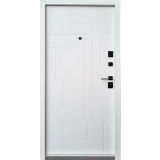 Вхідні двері Qdoors, колекція Ультра, Прайм-М мрамор темний/біла емаль - Изображение 1
