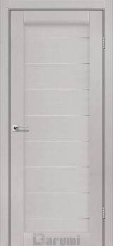 Міжкімнатні двері Darumi Leona (40 мм) Ясень отару, Сатин білий