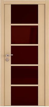 Міжкімнатні двері Danaprisdoors Artdecor Vetro 07 + фарбоване скло з середини