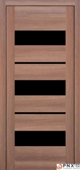 Міжкімнатні двері,  Portalino PL-05 PVC (38 мм), Кастанья золотиста (плівка пвх), BLK