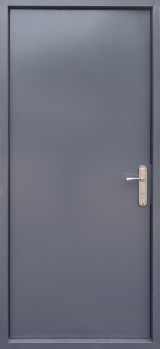 Вхідні двері Qdoors, Технічні, Техно 1, антрацит 7024,  870 мм., 960 мм.