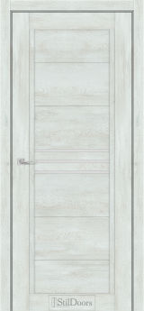 Міжкімнатні Двері StilDoors Ravello (40мм.) Вуд Стайл Сатин білий
