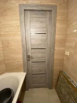 Межкомнатная дверь LEADOR Express Garda ( 40 мм) Клен Роял Чорне скло - Изображение 5