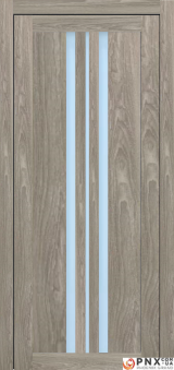 Міжкімнатні двері,  Portalino PL-07 PVC (38 мм), Мессіна натуральна (плівка пвх), Сатин