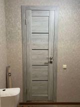 Межкомнатная дверь LEADOR Express Garda ( 40 мм) Клен Грей Чорне скло - Изображение 4